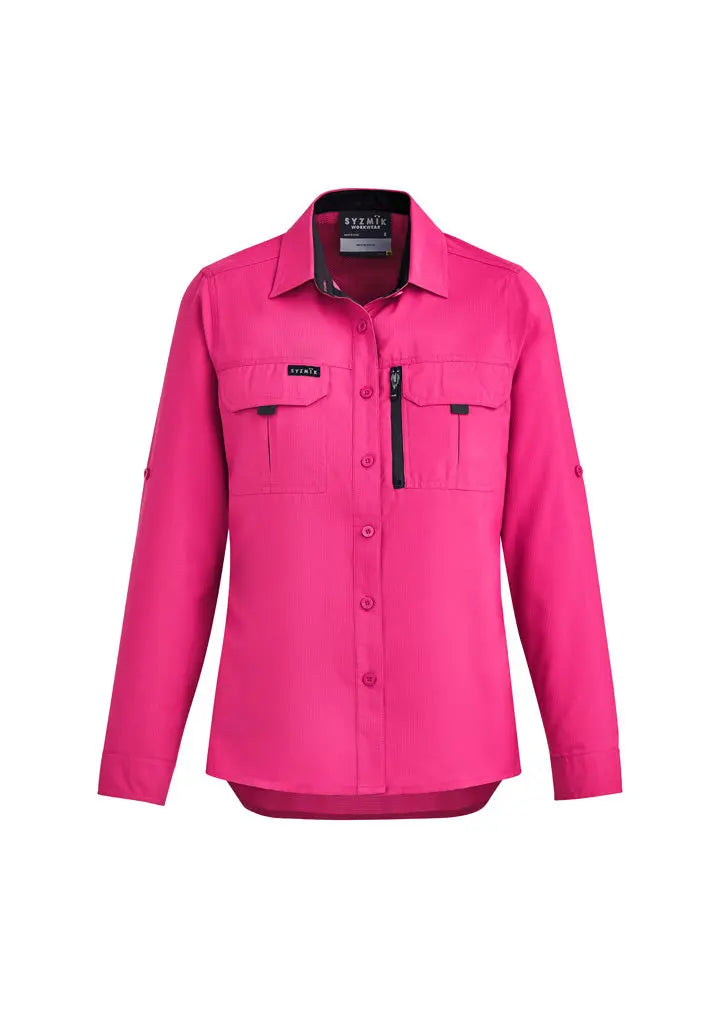 Syzmik Long Sleeve Women's Outdoor Shirt ZW760 Metro Workwear